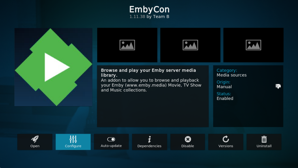 Kodi(CoreELEC) 21 安装 Emby 插件及皮肤教程 https://wp.xanderye.cn/wp-content/uploads/2025/09/image-1-1024x577.png
