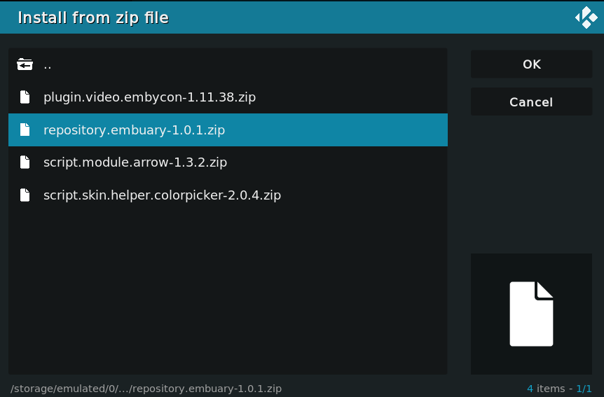 Kodi(CoreELEC) 21 安装 Emby 插件及皮肤教程 https://wp.xanderye.cn/wp-content/uploads/2025/09/image-2.png